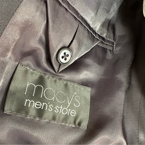 MICHAEL Michael Kors Black 100% Wool 2 Button Blazer Sport Coats Size: 40R - Picture 8 of 16